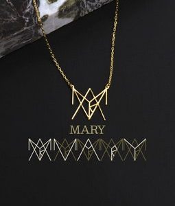Unique Design Name Logo Necklace | Name Necklace Personalized gift for mom | Womens Style Necklace | Christmas Gifts for her